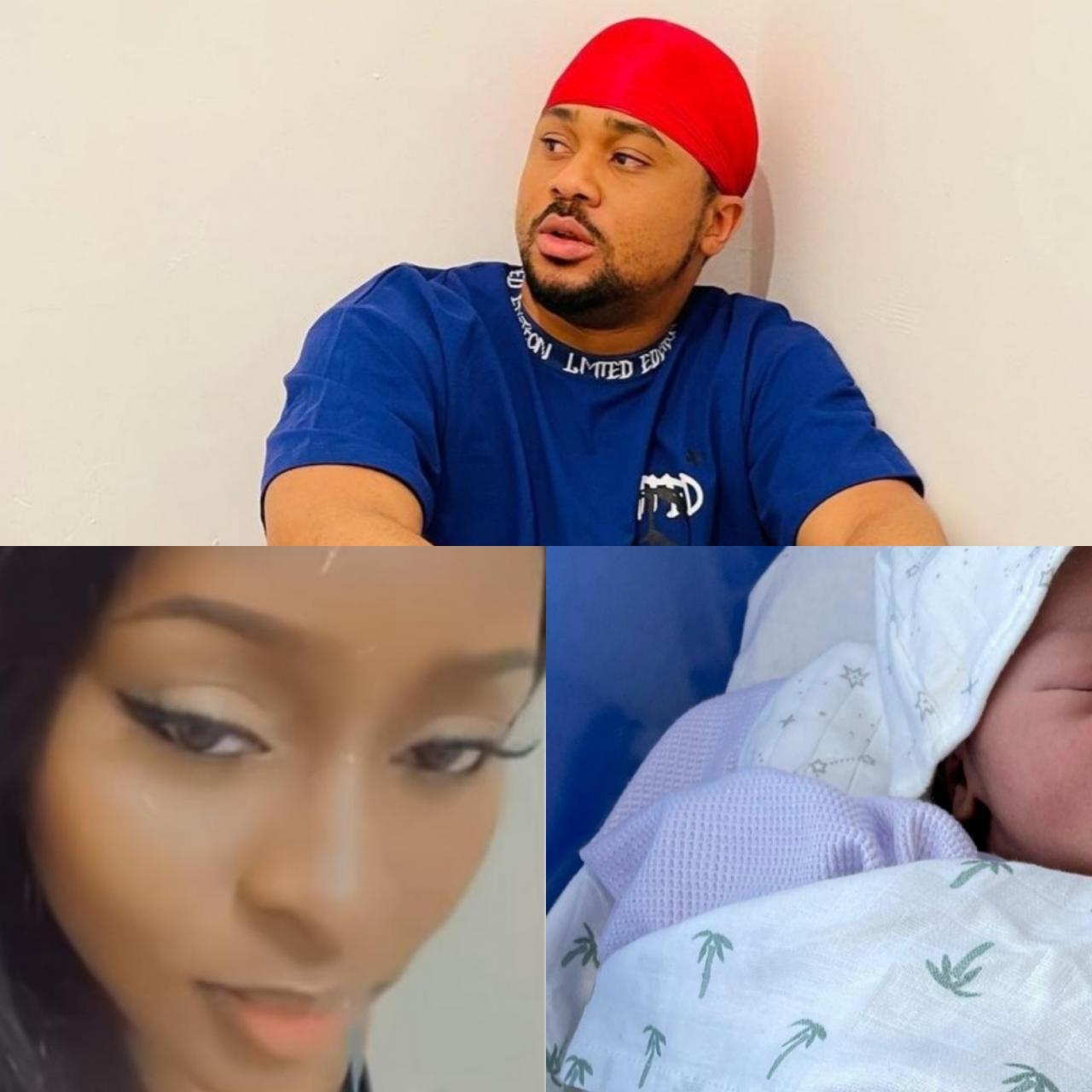 Nollywood actor Mike Godson welcomes first child with his girlfriend