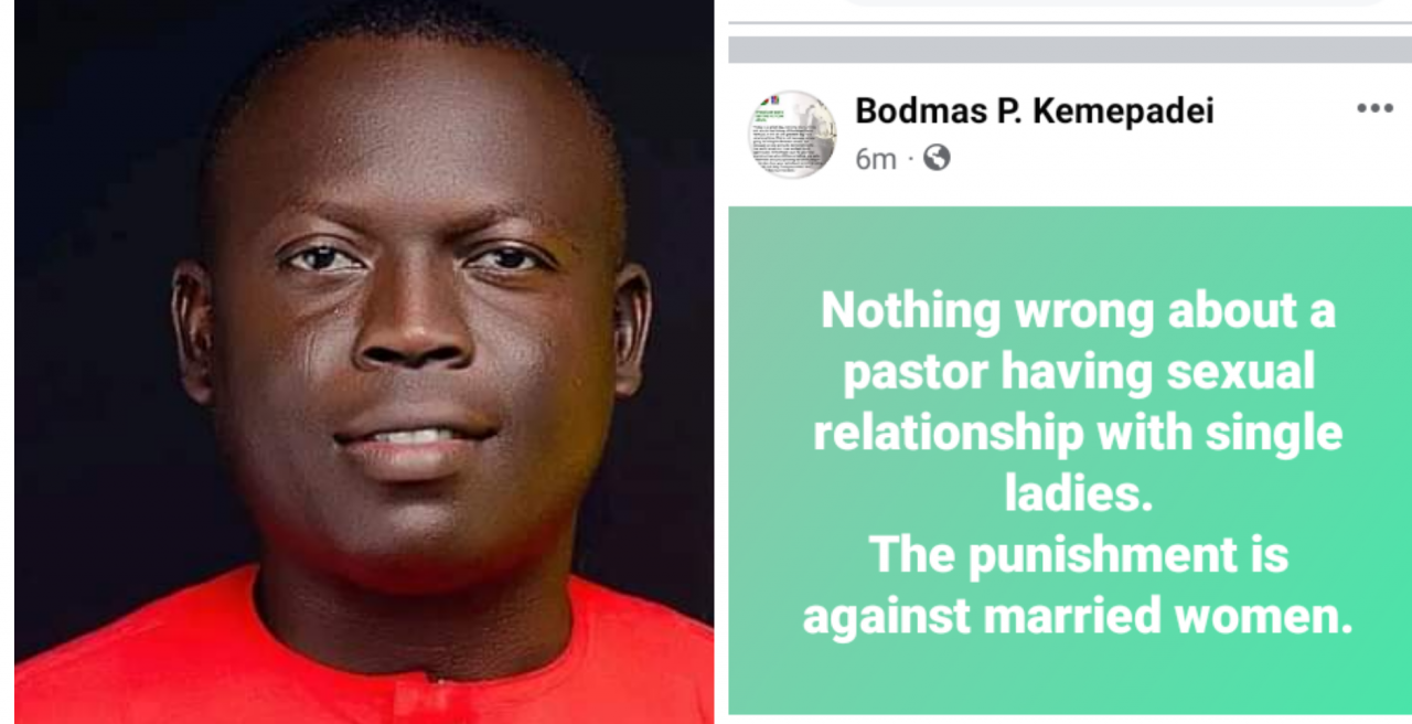 "There is nothing wrong about a pastor having sexual relationship with single ladies" - Bayelsa Governor