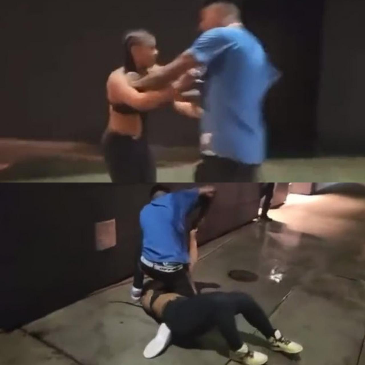 Blueface physically fights girlfriend Chrisean Rock in public (video)