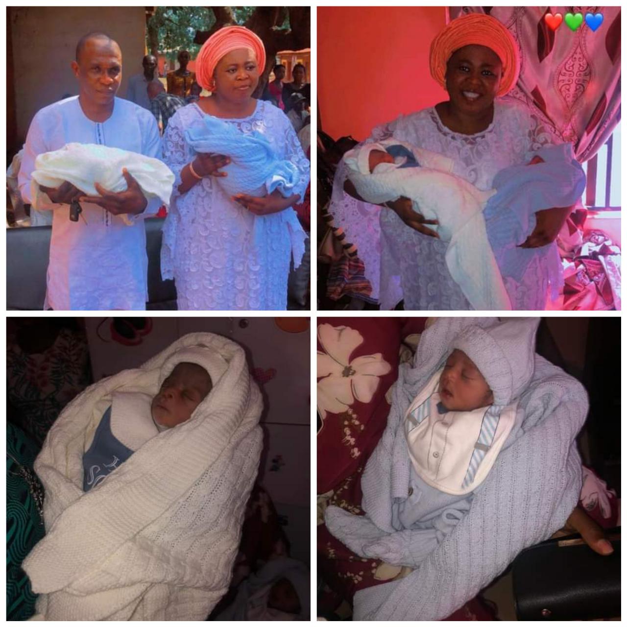 Nigerian couple welcomes twins after 13 years of waiting