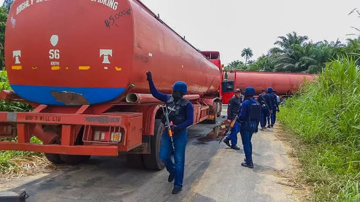 NSCDC intercepts six petroleum products tankers in Delta