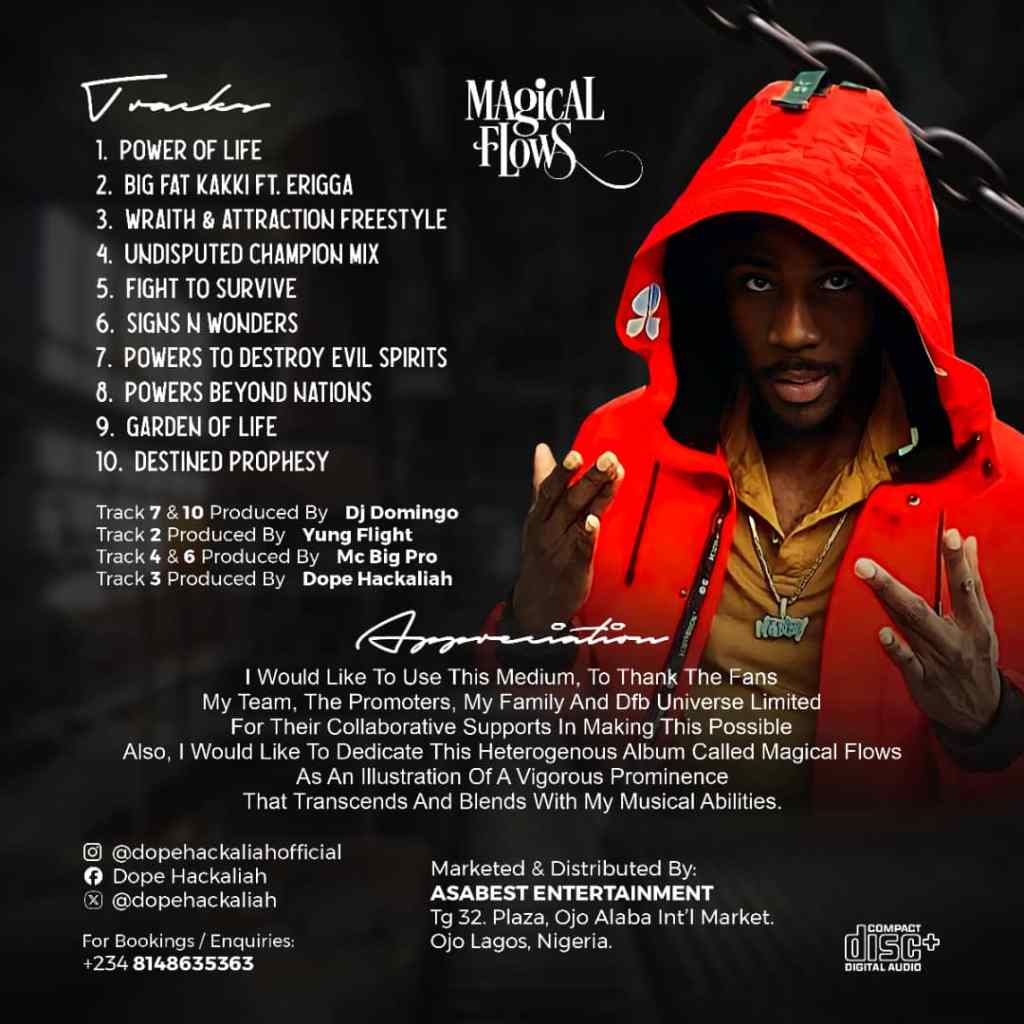 Dope Hackaliah – Magical Flows (Album)